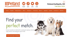 Desktop Screenshot of petlandgallipolis.com